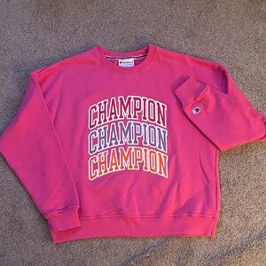 Champion Pink Athletic Sweatshirt
